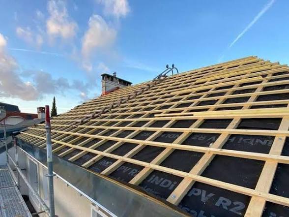Structure bois et liteaux